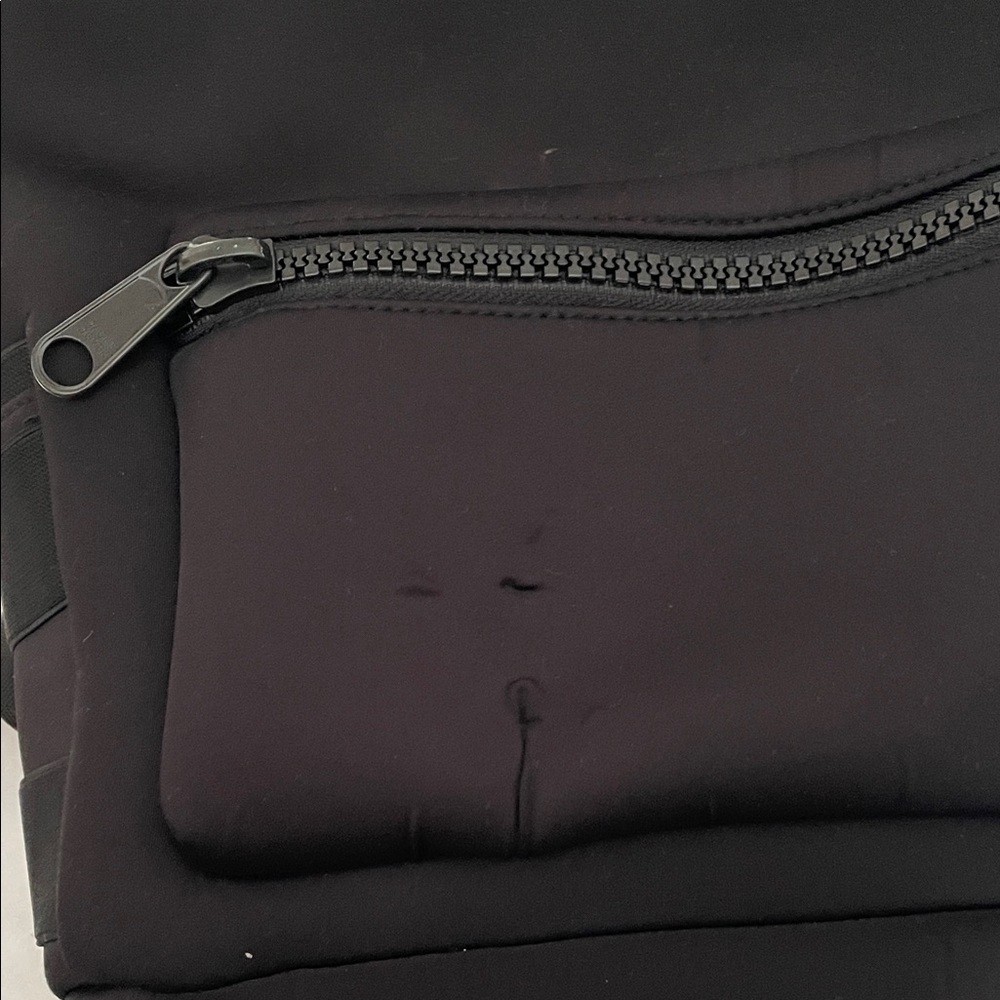 Dagne Dover Black Neoprene Mini Backpack with Pouch - Picture 3 of 5